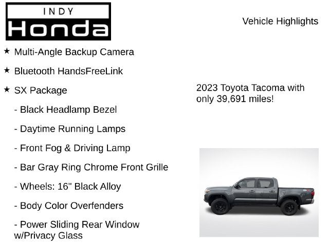 2023 Toyota Tacoma SR5 V6