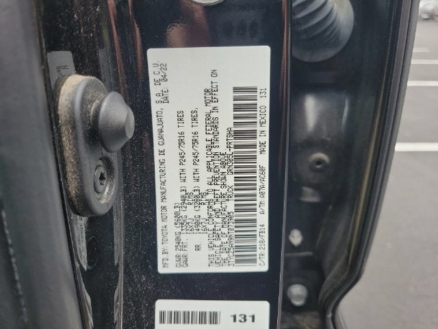 2022 Toyota Tacoma SR V6
