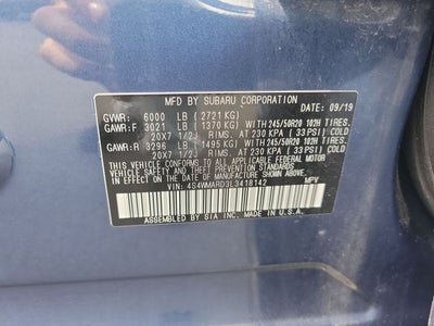 2020 Subaru Ascent Touring