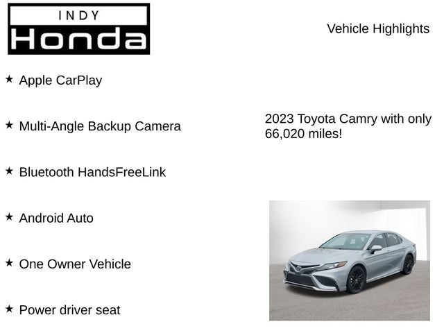 2023 Toyota Camry XSE