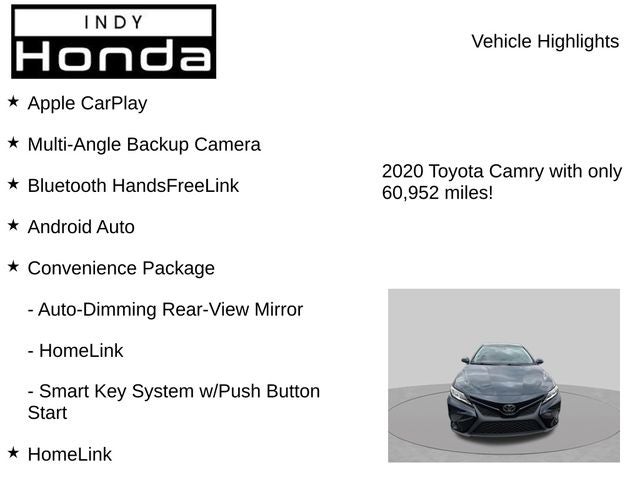 2020 Toyota Camry SE