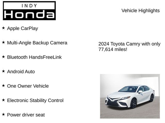 2024 Toyota Camry SE