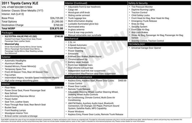 2011 Toyota Camry XLE