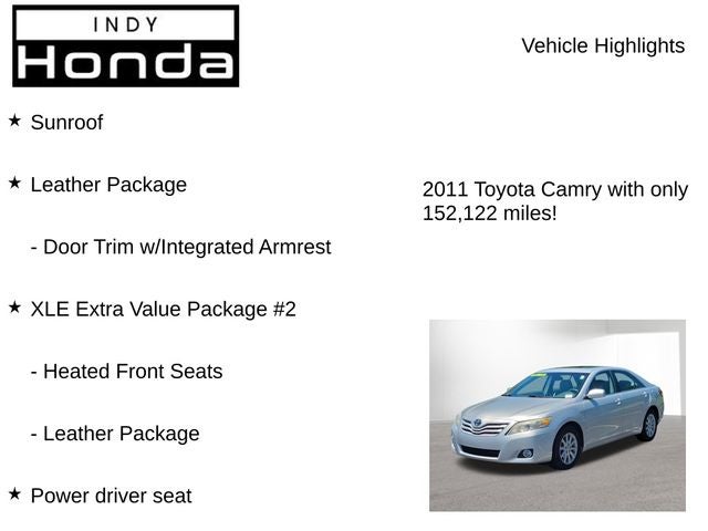 2011 Toyota Camry XLE