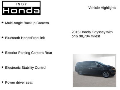 2015 Honda Odyssey EX-L