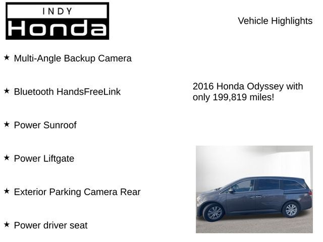 2016 Honda Odyssey EX-L