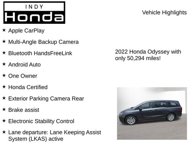 2022 Honda Odyssey LX