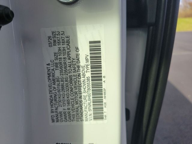 2026 Honda Odyssey EX-L