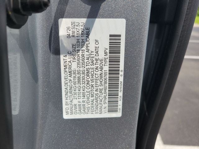 2026 Honda Odyssey EX-L