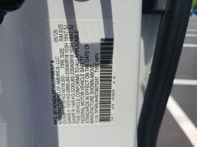 2026 Honda Odyssey EX-L