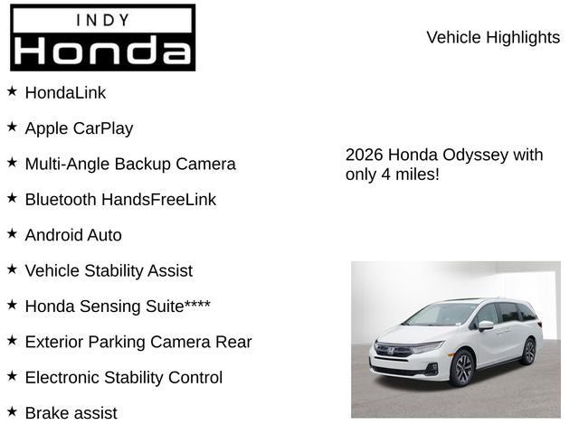 2026 Honda Odyssey EX-L