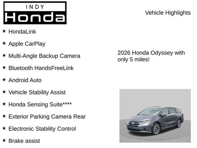 2026 Honda Odyssey EX-L