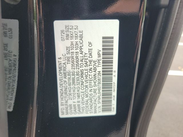 2026 Honda Odyssey EX-L