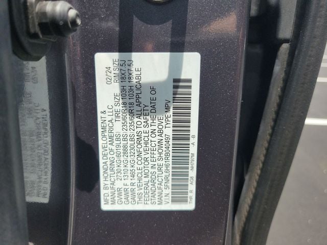 2024 Honda Odyssey EX-L