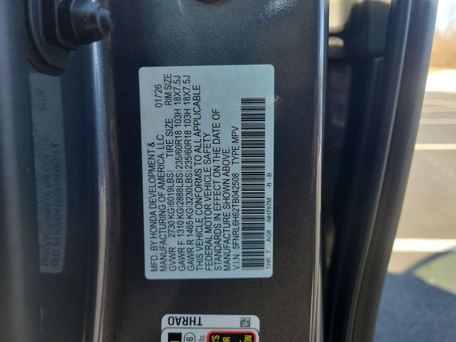 2026 Honda Odyssey EX-L