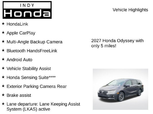 2027 Honda Odyssey EX-L