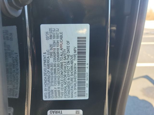 2026 Honda Odyssey EX-L