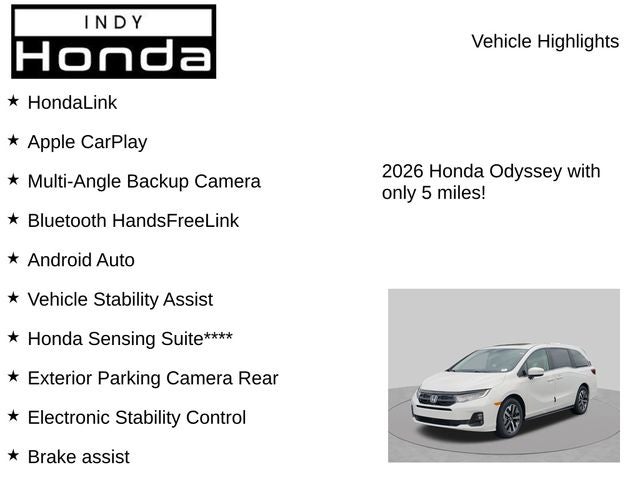 2026 Honda Odyssey EX-L