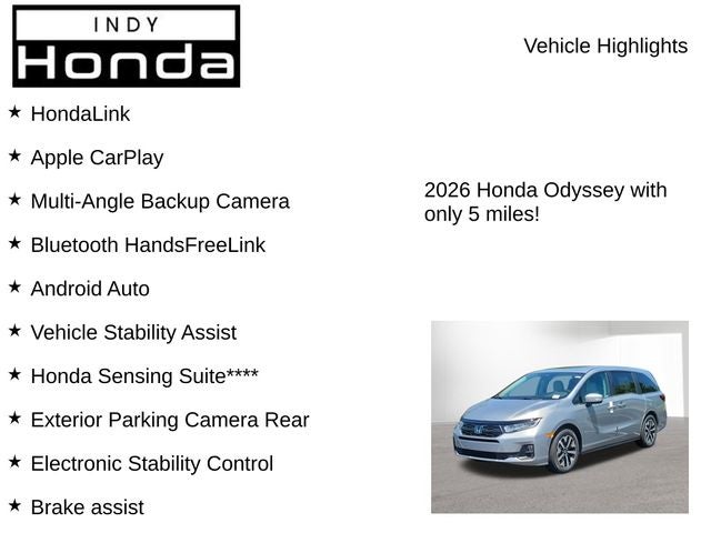 2026 Honda Odyssey EX-L