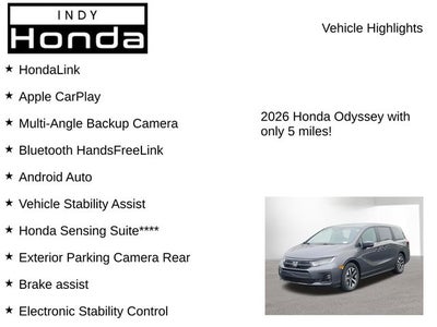 2026 Honda Odyssey EX-L