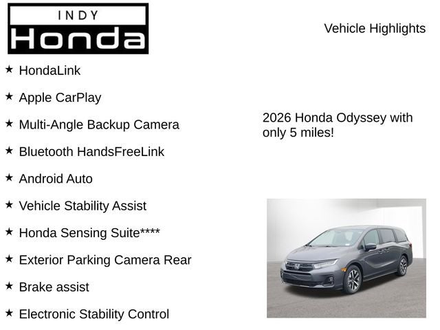 2026 Honda Odyssey EX-L