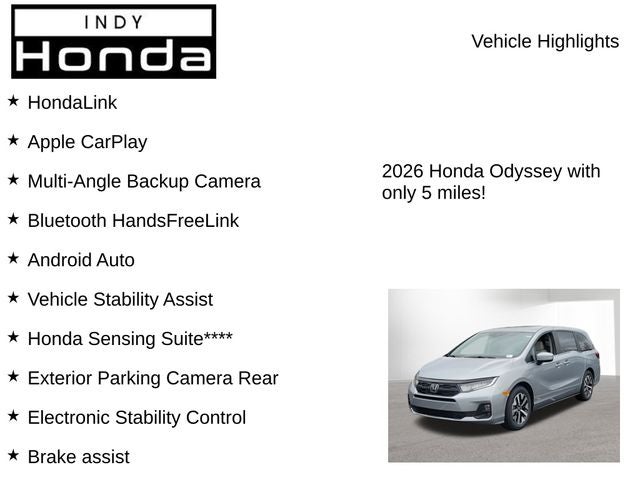2026 Honda Odyssey EX-L
