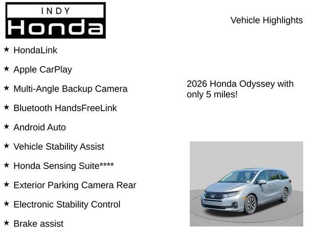 2026 Honda Odyssey EX-L