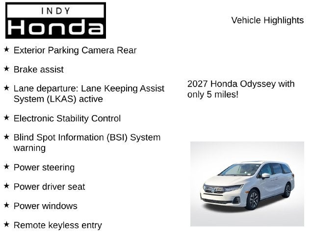 2027 Honda Odyssey EX-L