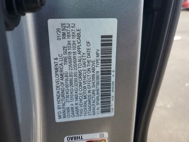 2026 Honda Odyssey EX-L