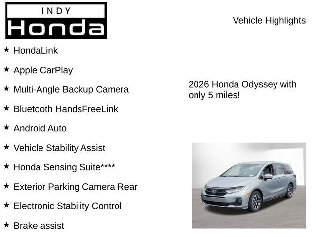 2026 Honda Odyssey EX-L
