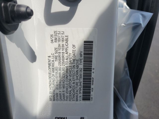 2026 Honda Odyssey EX-L