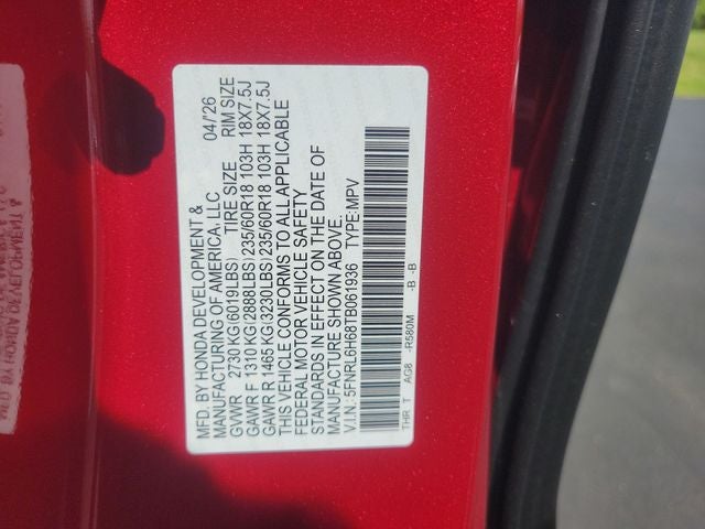 2026 Honda Odyssey EX-L