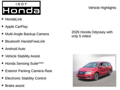 2026 Honda Odyssey EX-L
