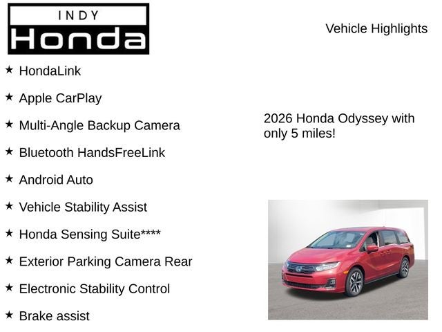 2026 Honda Odyssey EX-L