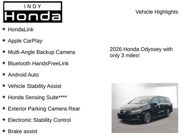 2026 Honda Odyssey EX-L