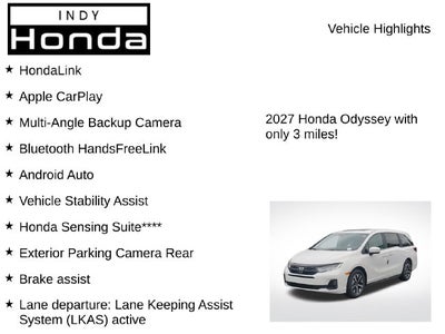 2027 Honda Odyssey EX-L