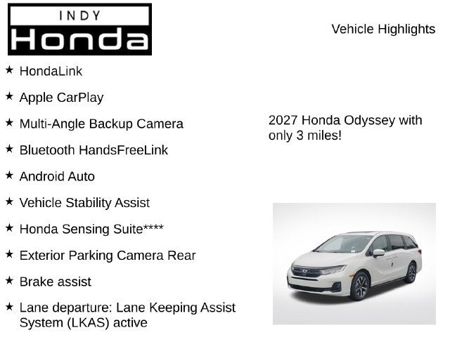 2027 Honda Odyssey EX-L