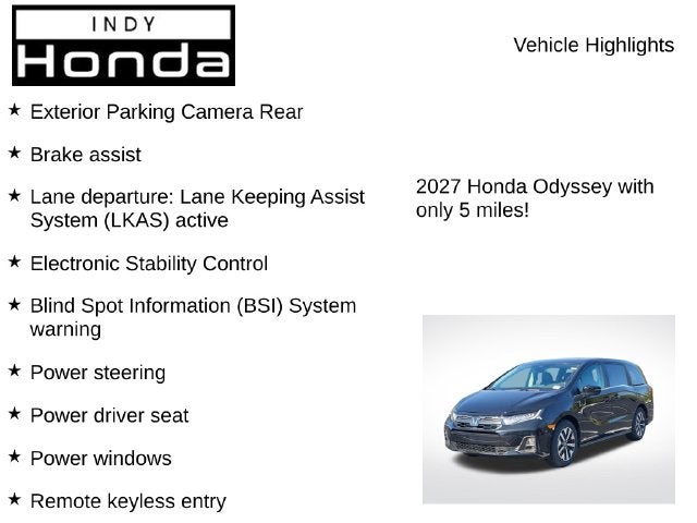 2027 Honda Odyssey EX-L