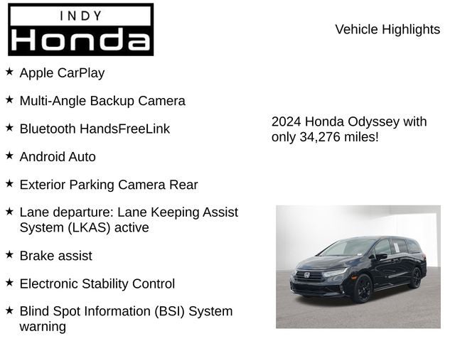 2024 Honda Odyssey Sport