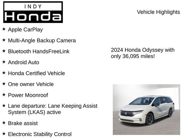 2024 Honda Odyssey Sport