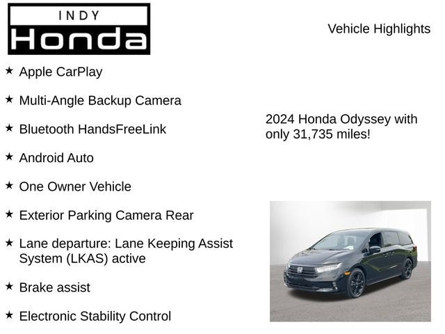 2024 Honda Odyssey Sport