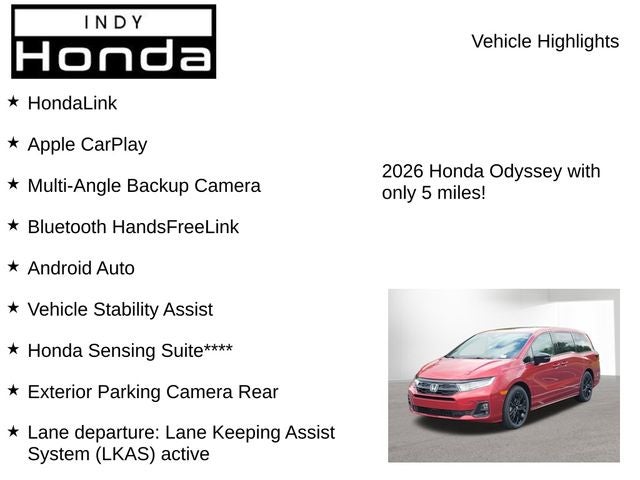 2026 Honda Odyssey Sport-L