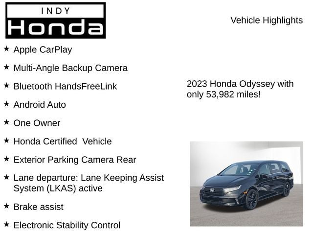 2023 Honda Odyssey Sport