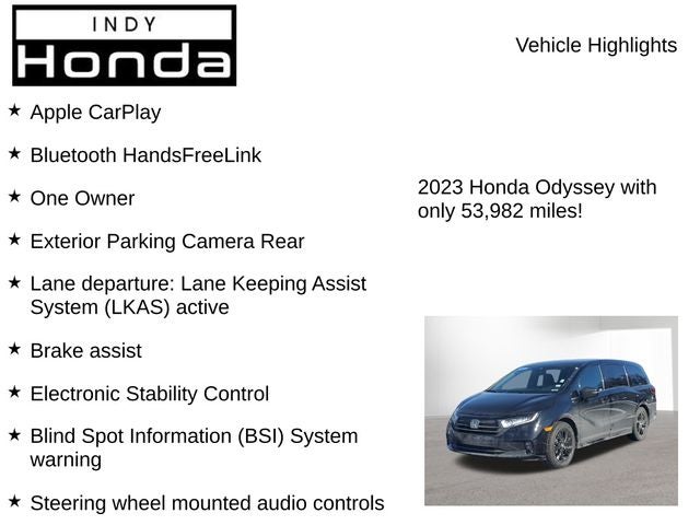2023 Honda Odyssey Sport