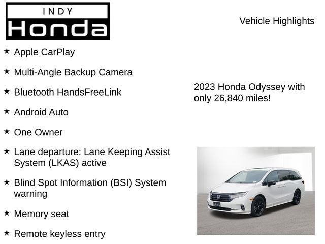 2023 Honda Odyssey Sport
