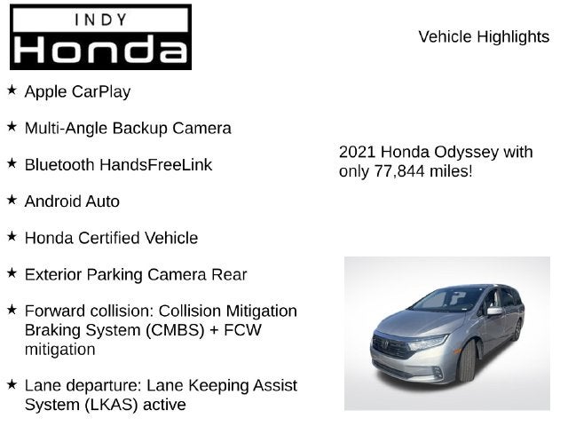 2021 Honda Odyssey EX-L