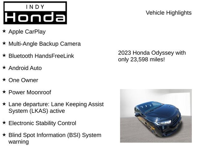 2023 Honda Odyssey Sport