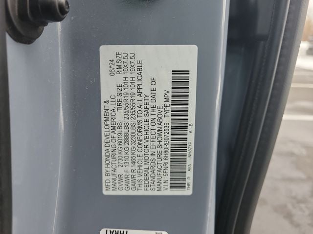 2024 Honda Odyssey Touring