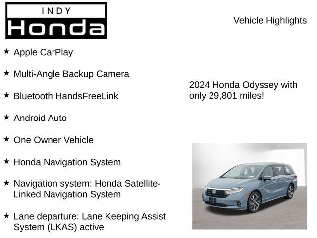 2024 Honda Odyssey Touring