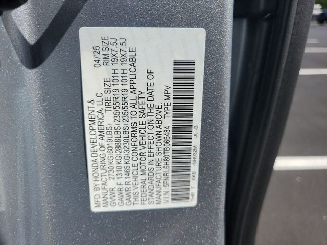 2026 Honda Odyssey Touring